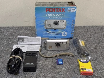 Pentax Optio WPi 6.0MP Digital Camera BUNDLE w NEW Battery, OEM Charger, SD Card - Image 1 of 4