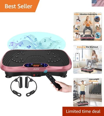 Pink Vibration Plate Fitness Machine for Quick Body Sculpting & Weight Loss - Image 1 of 4
