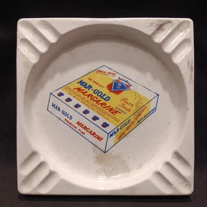 The Mar-Gold Corporation Margarine Aschenbecher 50er 60er Lebensmittel Werbung Atlanta GA - Bild 1 von 23