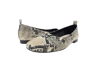 Sapatilhas femininas Faryl by Farylrobin Karly balé EUA 7,5 bege pele de cobra JOBB597 - Imagem 1 de 4