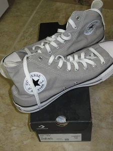 Converse High Top Shoes Sneakers Totally Neutral Grey Gray Men's Size 11.5 NEW - Picture 1 of 3