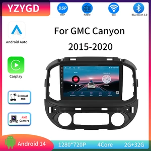 For GMC Canyon 2015-2020 Android 14 9" Car Stereo Radio Carplay GPS Navi Wifi - Bild 1 von 20