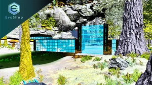 Ark Survival Ascended - Metal base - NA-PVE-Aberration-5804 - Picture 1 of 9