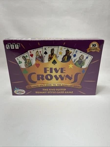 ¡¡NUEVO!! Set Enterprises Five Crowns Five Suited Rummy Style Juego de Cartas SELLADO!! - Imagen 1 de 3