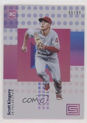 2018 Panini Chronicles Status Blue /99 Scott Kingery #12 Rookie RC - Image 1 of 2