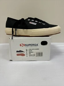 Superga 2750 Cotu Classic Sneakers. Black. Women’s Size 7.5 Men’s Size 6 - Picture 1 of 11