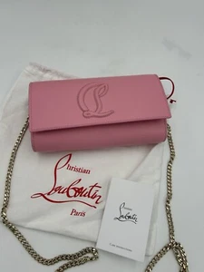 Women’s Christian Louboutin by my side wallet on a chain made in Italy - Picture 1 of 12