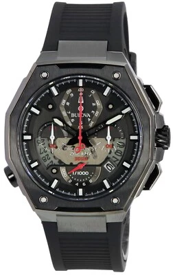 Bulova Precisionist Quartz X Chronograph 262kHz Case 45mm 98B358 Men's Watch - Image 1 of 4