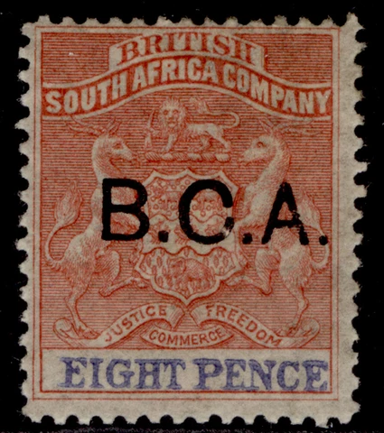NYASALAND - BCA QV SG6, 8d rose-lake & ultramarine, M MINT. Cat £22 Cover