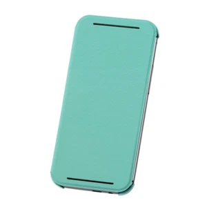 GENUINE HTC One M8 Official Flip Case Cover | Green - Picture 1 of 2