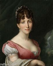 Portrait of Hortense de Beauharnais, Queen of Holland Giclee Print Canvas