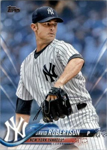 2018 Topps Día del Padre Azul #598 David Robertson Yankees 44/50 - Casi nuevo-como nuevo - Imagen 1 de 2