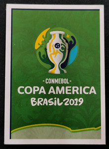 2019 PANINI Brazil Copa America STICKER #001 LOGO CONMEBOL CUP Brazil Edition