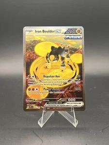 Iron Boulder ex 207/162 Sv05: Temporal Forces Special Illustration Rare Holo - Picture 1 of 2