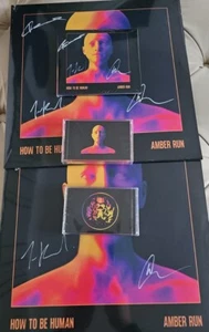 Signed Bundle Amber Run How to Be Human 12" Vinyl  Album Swirl +CD + 2x Cassette - Picture 1 of 11