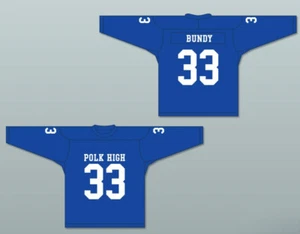 CUSTOM Name Al Bundy 33 Polk High School Hockey Jersey Married With Children - Picture 1 of 3