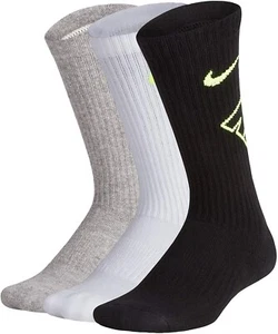 Nike Kids 179260 JDI Crew Socks Black(sx6959_923)/White Size S - Picture 1 of 2