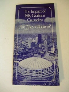 The Impact of Billy Graham Crusades: Are They Effective? 1982. SCARCE - Imagen 1 de 5