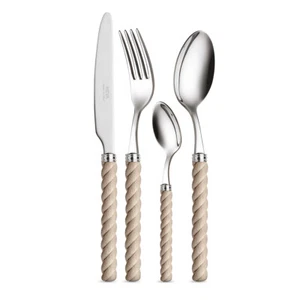 NEVA NATURAL INSPIRATION serie CORDA posate tavola set 24pz colore A SCELTA - Picture 1 of 5