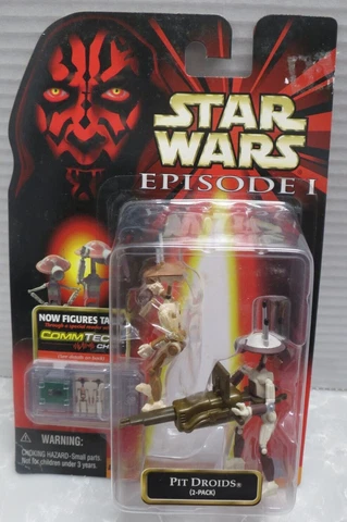 1999 Hasbro Star Wars Ep I CommTech Chip No 84129 Pit Droids Cover
