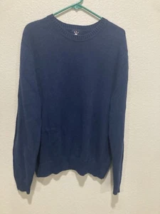 Ivy Crew Sweater Navy Blue Long Sleeve Adult Men's L , Large - Picture 1 of 6