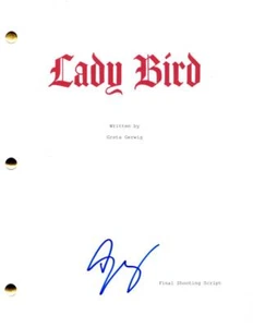 Guión de película completa con autógrafo firmado por Greta Gerwig Lady Bird - Imagen 1 de 4