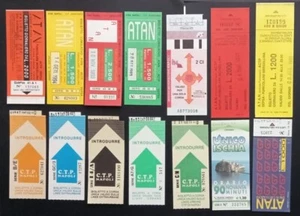 Lotto n. 14 biglietti ATAN/CTP anni ’90 diversi AFFARE (118) Come da foto - Picture 1 of 1