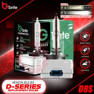 2x D8S 35W HID XENON OEM ERSATZBIRNEN ALUMINIUM FARBE 5500 UK VERKÄUFER - Bild 1 von 8