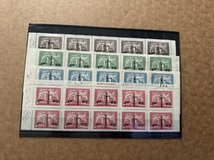China 1946 Natl Assembly Convention Mixed Set BLK10 =3 Values 限东北 +1 Value 限薹湾使用 - Picture 1 of 1