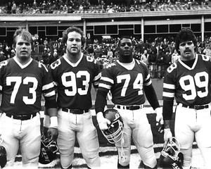 New York Sack Exchange Defensive Line New York Jets 8x10 NFL Football Photo - Picture 1 of 1