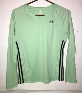 Adidas maglia manica lunga scollo a V verde come nuova taglia:Y Medium - Foto 1 di 4
