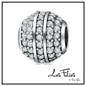 Charm Esfera Estrás de Plata 925 - Les Folies (Modelo Pandora) - Imagen 1 de 8