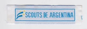 SDA SCOUTS DE ARGENTINA AÑOS 90 - PARCHE TIRA SCOUT ~ EXTINTO - Imagen 1 de 2