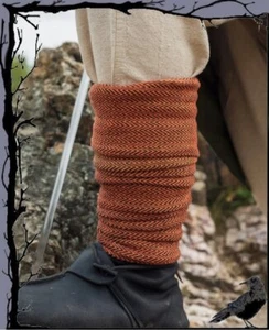 Mittelalter Wikinger 1 Paar Wadenwickel Fischgrät Muster- Sindri  Leonardo Carbo - Bild 1 von 3