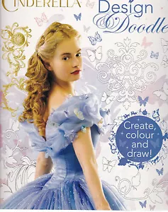 Disney Cinderella Design & Doodle Colouring Book - Bild 1 von 2