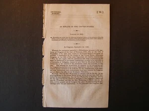 Government Report 1835 Convention Assembled in Philadelphia Constitution of US  - Bild 1 von 2