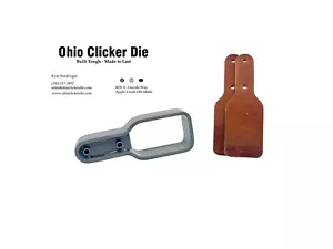 Rectangle Key Fob Leather Clicker Die - Picture 1 of 5