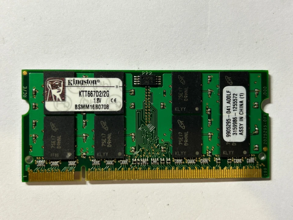 barette Mémoire 2go DDR2 667 Fonctionnel - Photo 1/1