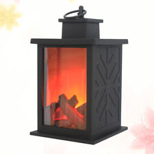  Christmas Lantern Centerpiece Solar Lanters Black Lamps Flame