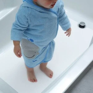 6 Tappetini Vasca da Bagno Bianco Peel & Stick Adesivi Hotel Antiscivolo Tappetini Vasca da Bagno 16"X40" - Foto 1 di 4