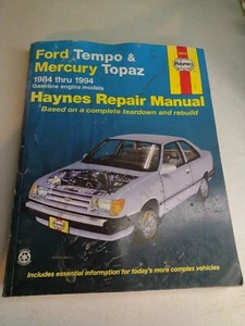 Haynes Automotive Repair Manual Book 36078 1984-1994 Ford Tempo Mercury Topaz - Picture 1 of 7