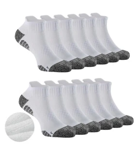 Honeysea 6 Pairs Athletic Running Compression Socks Unisex - Picture 1 of 5