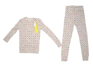 Gap 100% Organic Cotton Checkered Halloween Print Pajama Set Unisex Kids 10 - Picture 1 of 12