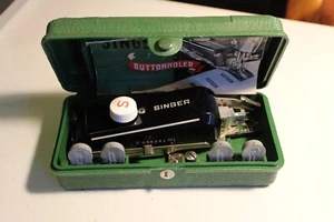 Vintage Singer Buttonholer 160506 Original Kofferheft sauber - Bild 1 von 7