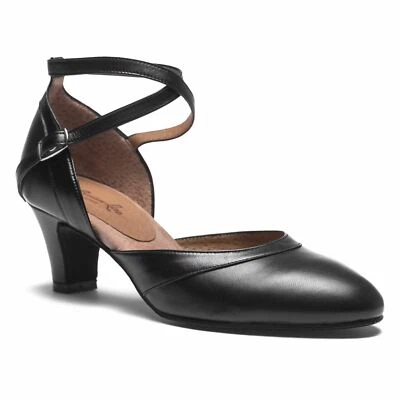 Tanzschuhe Damen Latein Tango Swing Tanz Schuhe Pumps Rumpf Premium Line 9123 - Bild 1 von 4