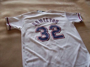 TEXAS RANGERS JOSH HAMILTON BASEBALL JERSEY NWT MAJESTIC Youth - Picture 1 of 4