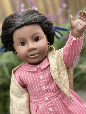 American Girl Pleasant Company Muñeca Addy Walker 18" 148/16 Estampilla Meet Outfit Foto 1 de 4