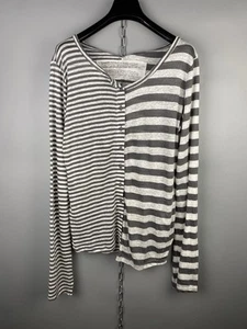 Rundholz Black Label Linen Aymmetrical Button Oversized Cardigan Sweater Size M - Picture 1 of 18