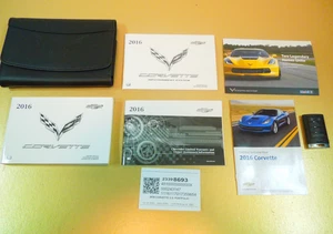 2016 CHEVROLET CORVETTE OWNERS MANUAL MINT WITH REMOTE FOB - Picture 1 of 9