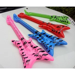 12 Pcs Luftgitarren Zum Aufblasen Aufblasbare Instrumente Poolspielzeug - Bild 1 von 12